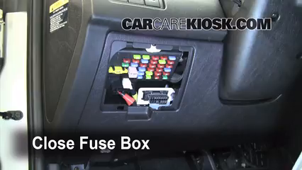 Interior Fuse Box Location: 2003-2008 Hyundai Tiburon - 2005 Hyundai